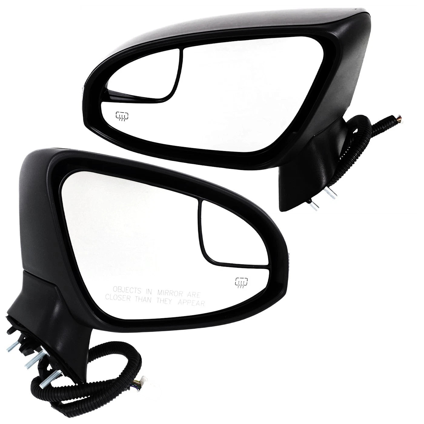 Set of 2 Heated Mirrors for Toyota Venza (2014)