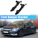 2X Front Bumper Bracket 71193-TVA-A01 for Honda Accord (2018–2022) Black