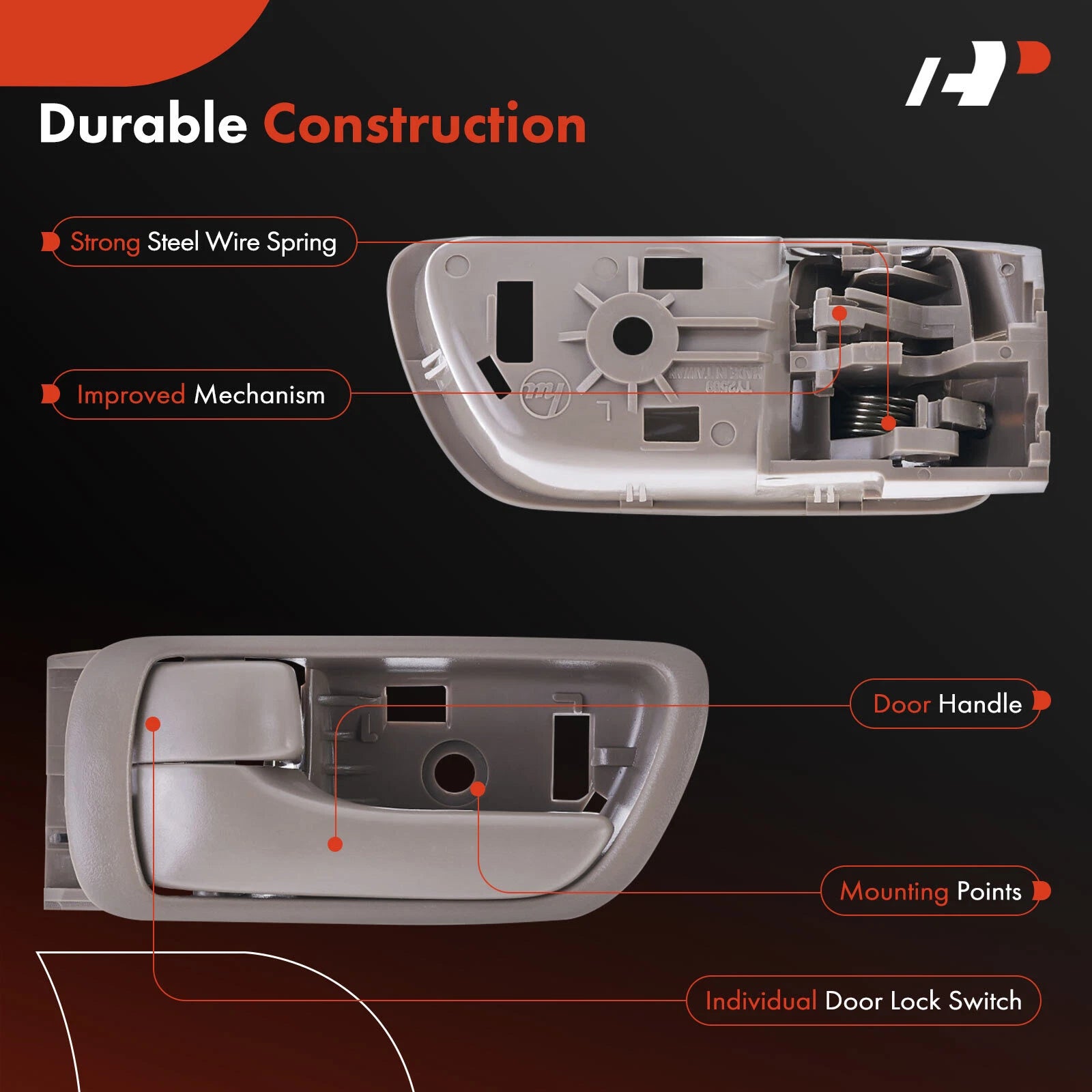 Left Interior Door Handle for Toyota Camry (2002–2006)