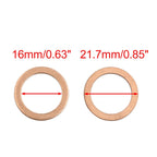 10pcs M16 Flat Copper Washers for Nissan (11026-61000)