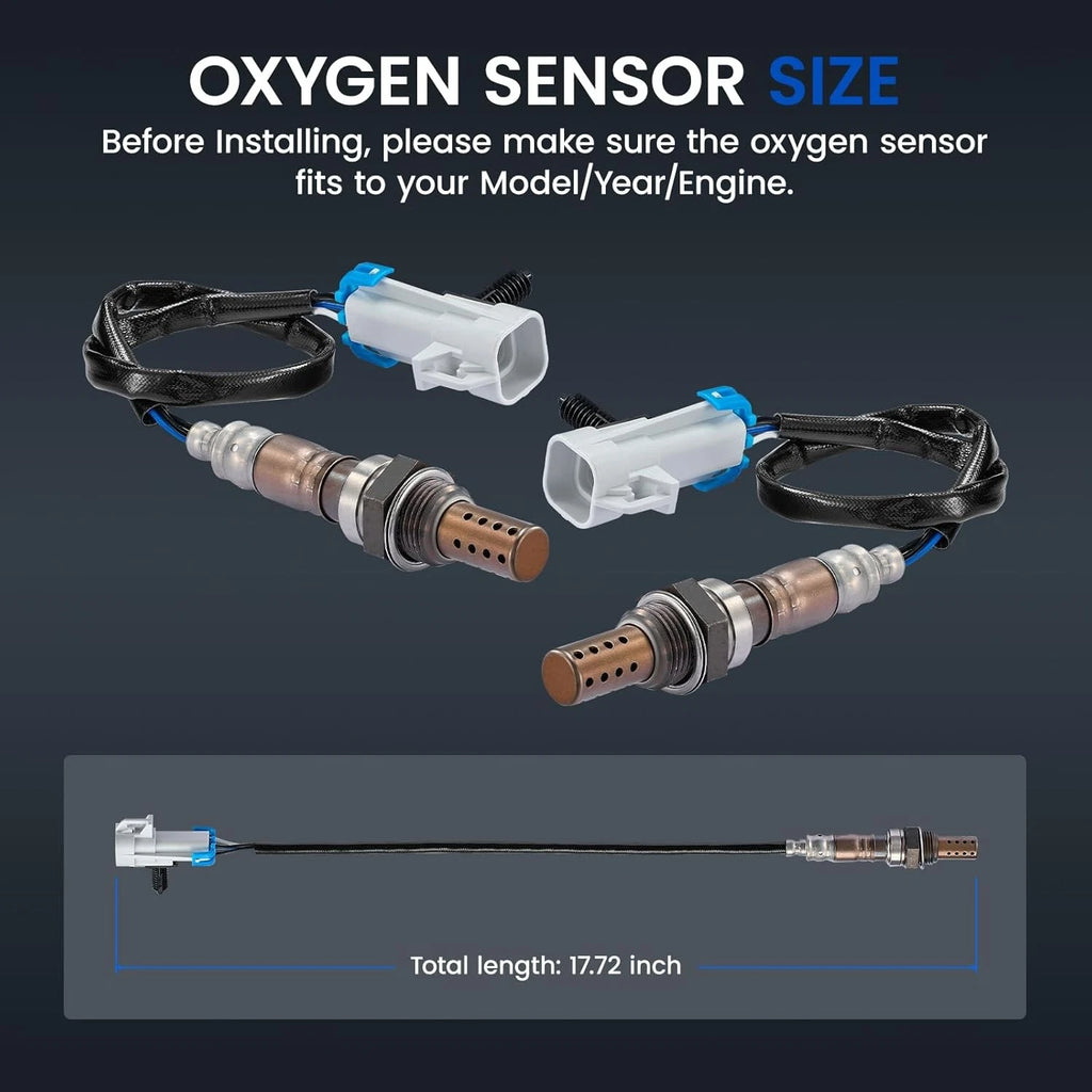 2X Oxygen Sensors O2 Upstream for Chevrolet Silverado 1500 (2009–2013)