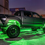 LED Strip Rock Lights for Jeep (Offroad Truck Boat UTV) (Green)