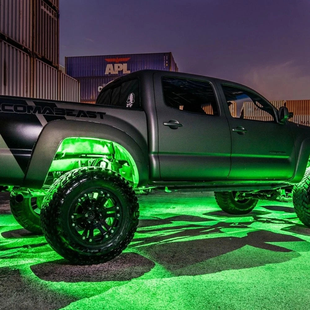 LED Strip Rock Lights for Jeep (Offroad Truck Boat UTV) (Green)