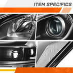 Projector Headlights for Nissan Maxima (2009–2014) - Black Housing