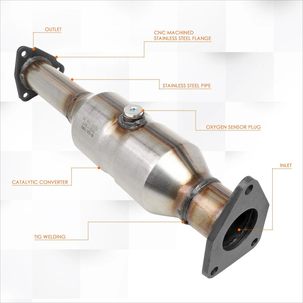 Direct Replace Catalytic Converter Exhaust Pipe Set for Honda Accord (1998–2002)
