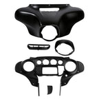 Batwing Inner Outer Fairings for Harley Electra Glide (2014–2023) Black Denim