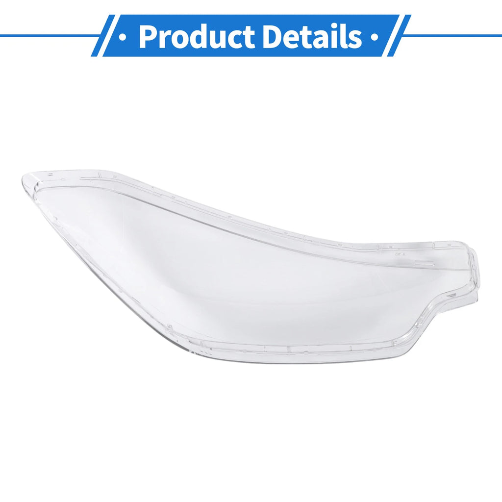 1 Pcs Headlight Lens Cover for Kia Forte (2013–2015) PC Clear