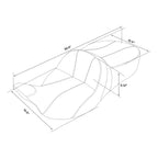 Rider Driver Passenger Seat for Harley Touring Electra Road Glide (2009–2023)