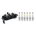 Set of 6 Hitachi Ignition Coils & NGK Platinum Spark Plugs for Sportage (2005–2010)