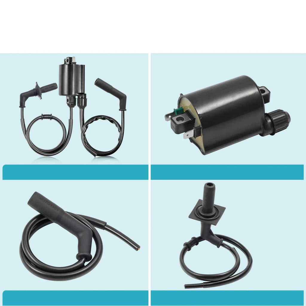 2 x Ignition Coil W Spark Plug Cap for HONDA Shadow Sabre 1100 VT1100C2 (2000–2007)