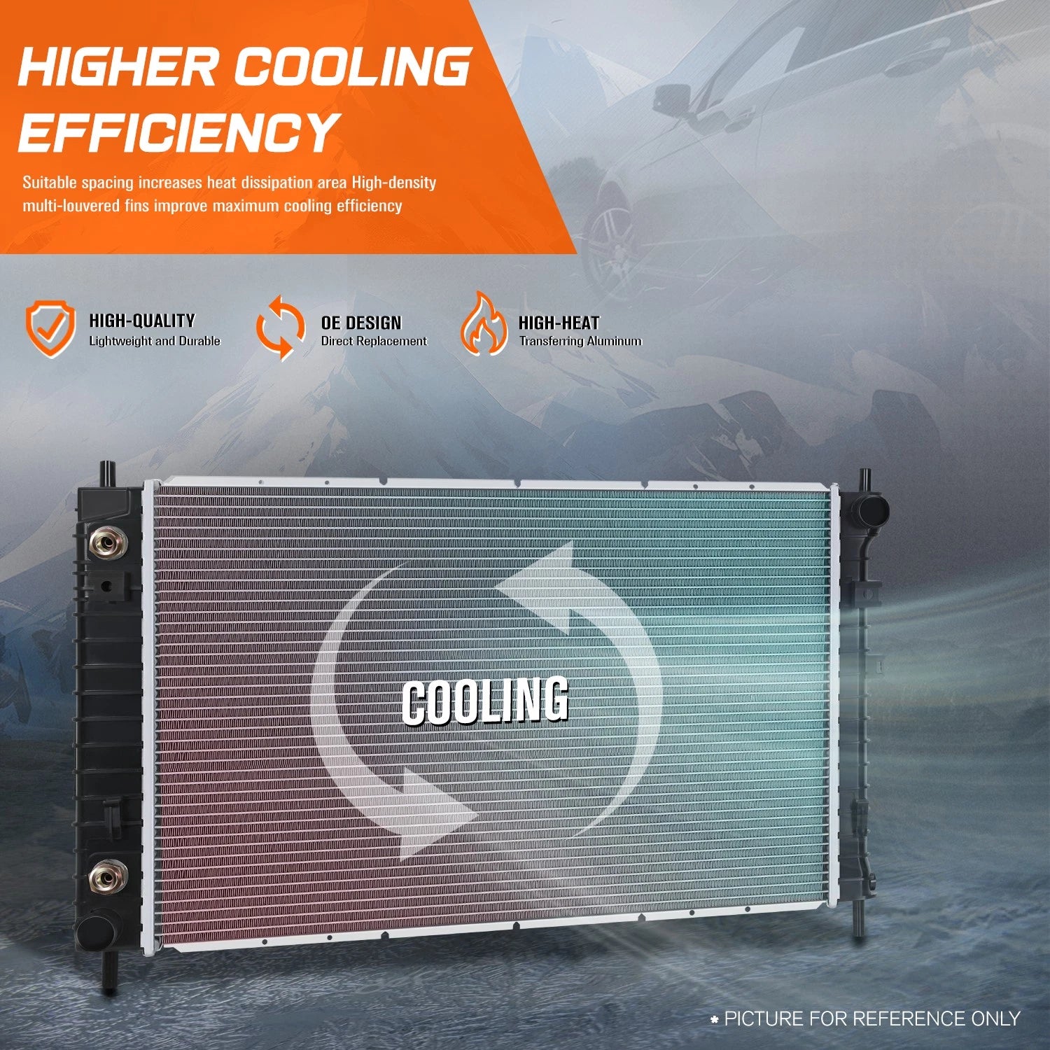 Aluminum Core Cooling Radiator for Saturn Vue 3.5L (2004–2007) DPI-2799