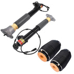 Set of 4 Rear Shock Struts & Air Spring Bags for Hyundai Genesis (2009–2016) Equus (2011–2016)