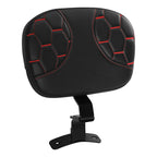 Backrest Pad for Harley Touring Electra Glide (2009–2023) Black Red