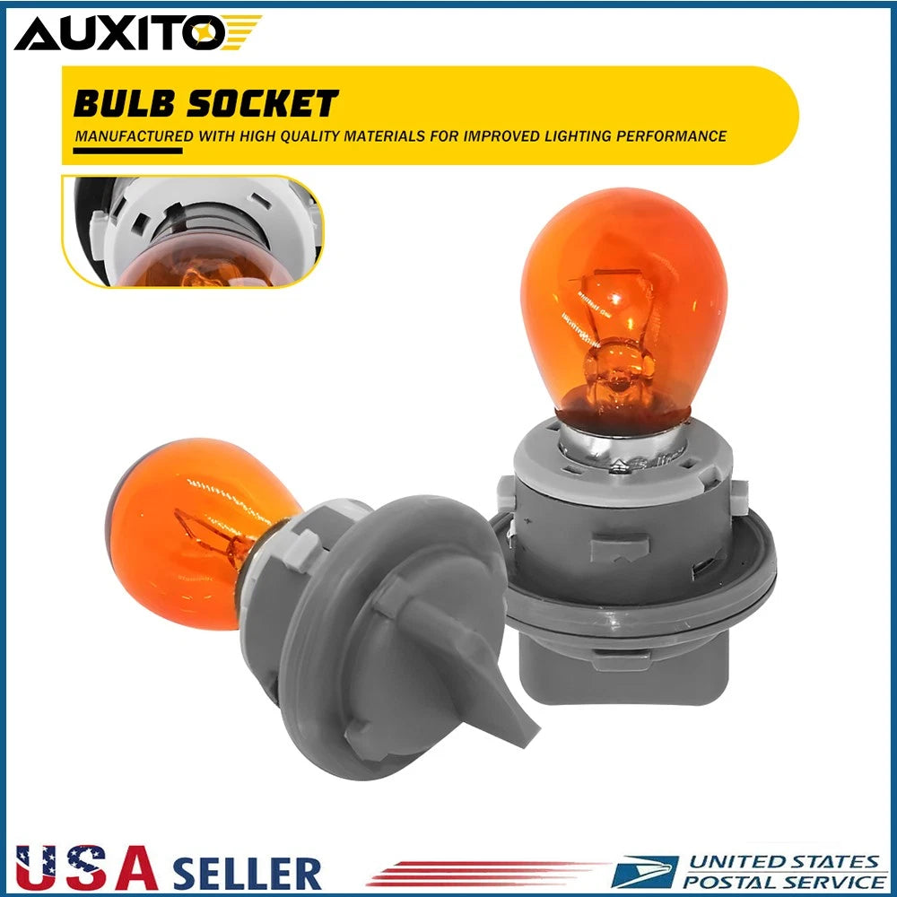 2X Turn Signal Lamp Bulb & Holder Socket for Hyundai Elantra GT (2013–2017)