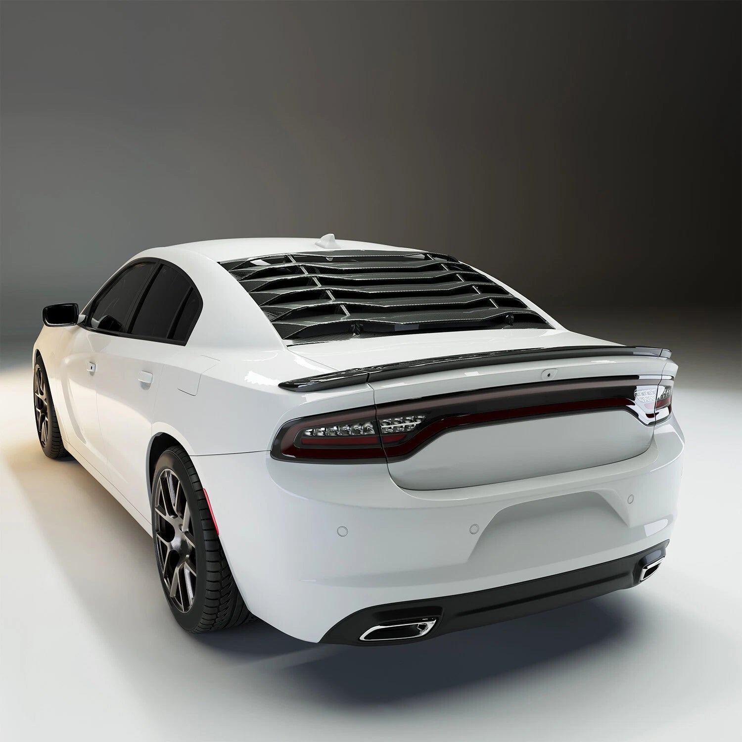 Carbon Fiber Rear Window Louver for Dodge Charger (2011–2023)
