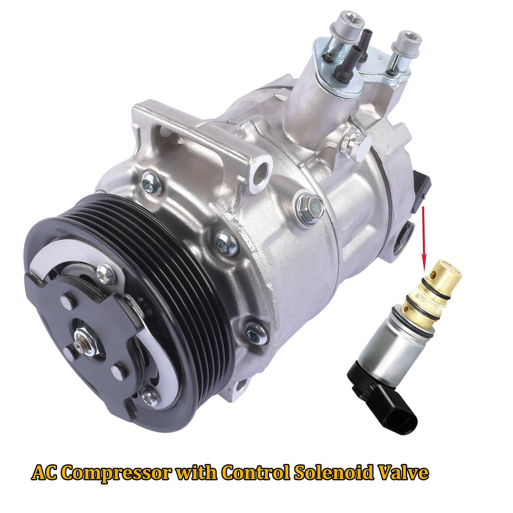 AC Compressor Control Solenoid Valve for Audi VW Seat Skoda (2002–2015)
