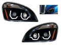 Blackout Headlights with LED Position Lights for Freightliner Cascadia (2018–2024)