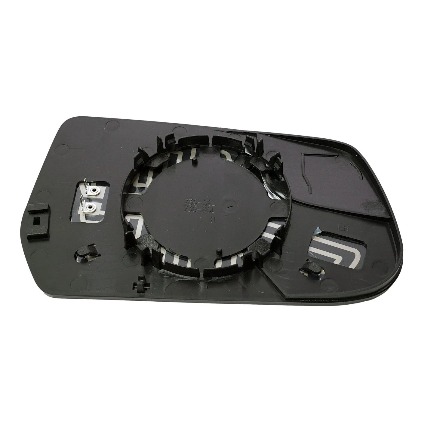 Left Heated Mirror Glass for Chevrolet Equinox (2010–2017) with Blind Spot