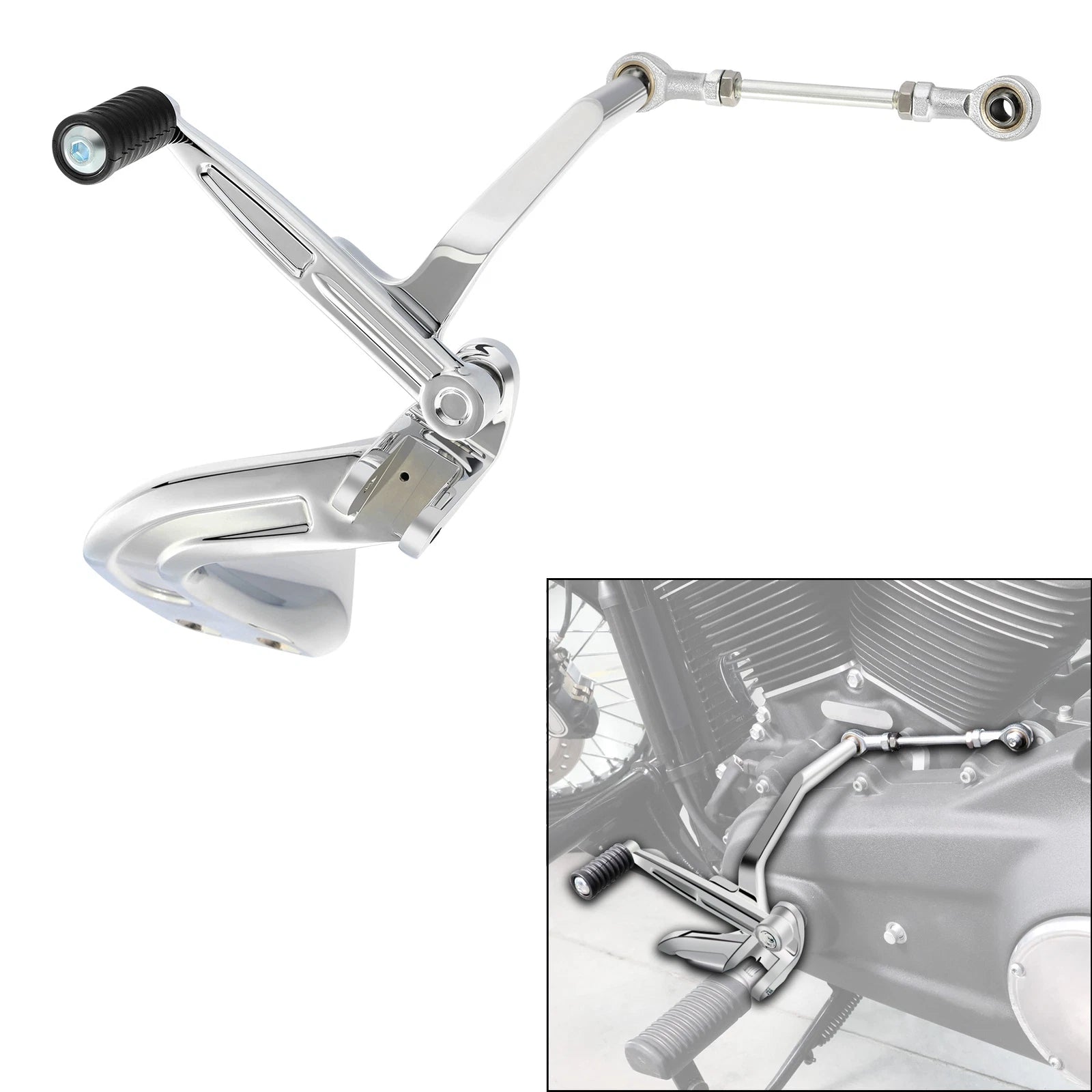 Mid Controls Shift & Brake Side Kit for Harley FLSB FXFB FXFBS (2018–Present)