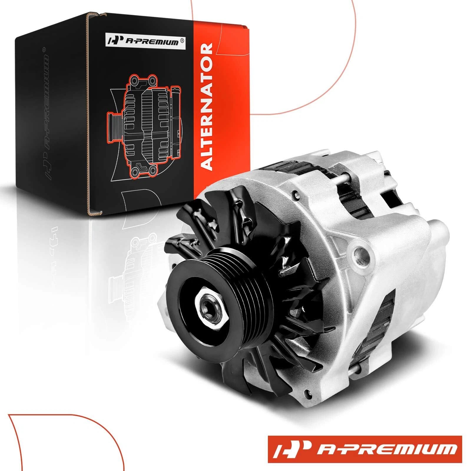 Alternator for Chevy Corvette (1987–1991) 105 Amps 12V 6 Groove