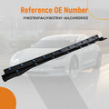 Black Side Rocker Panel for Jeep Cherokee (2014–2022) 1YW37RXFAH Left