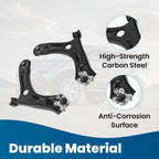 Front Suspension Control Arms + Ball Joints for Volkswagen Passat Beetle (2012–2021)
