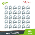 30 Pcs Fuel Injection Gas Line Hose Clamps for (14mm-16mm)
