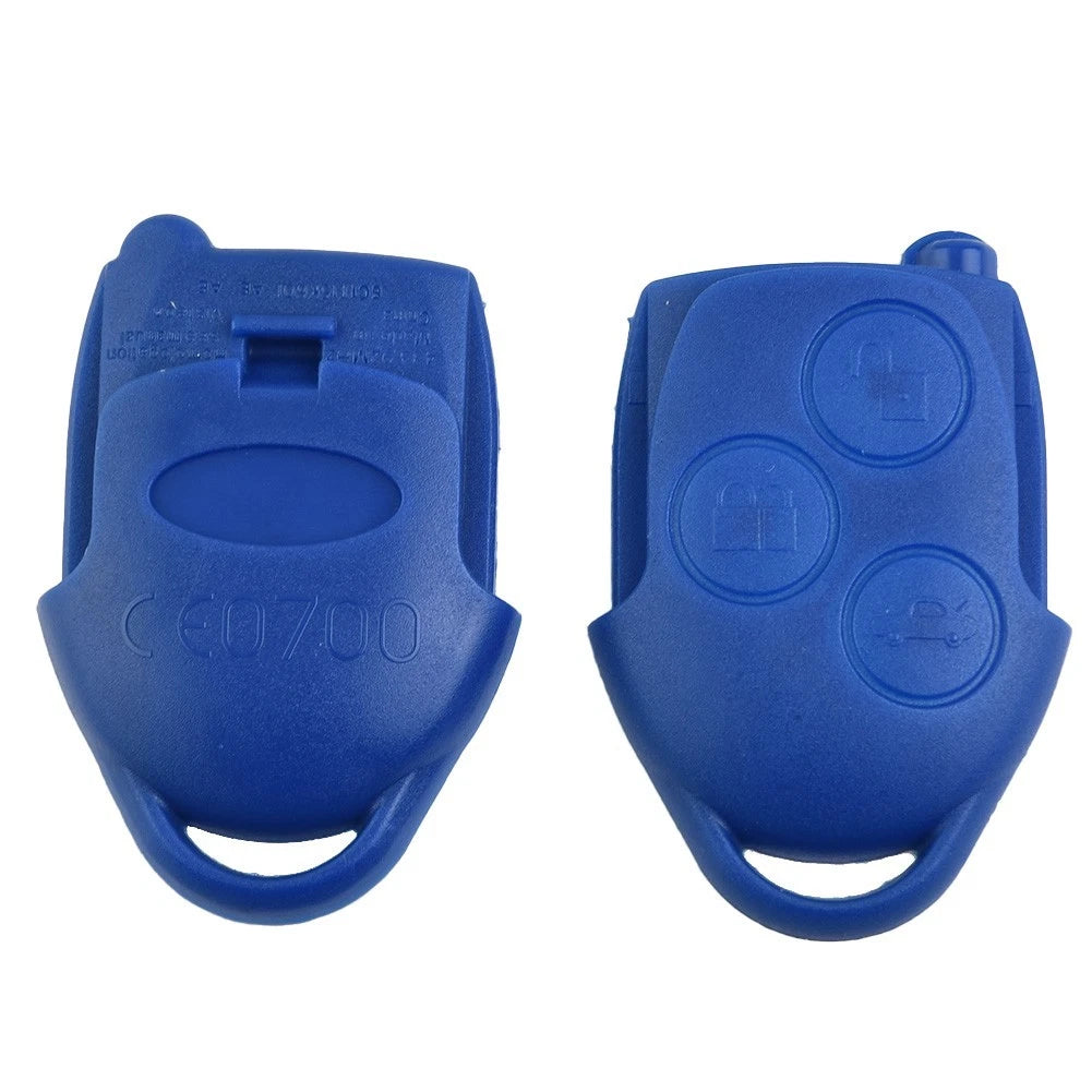 3-Button Blue Key Shell for Ford Transit Connect MK7 (2006–2014)