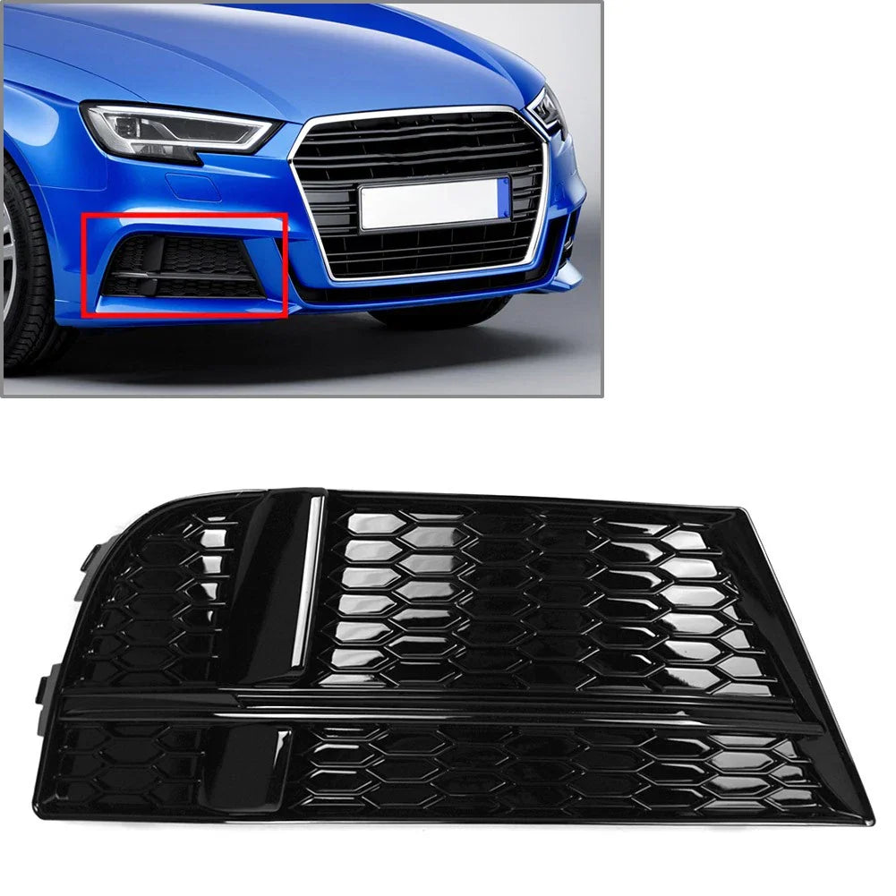 Closed Mesh Honeycomb Fog Light Grille for Audi A3 S3 (2006-2013)