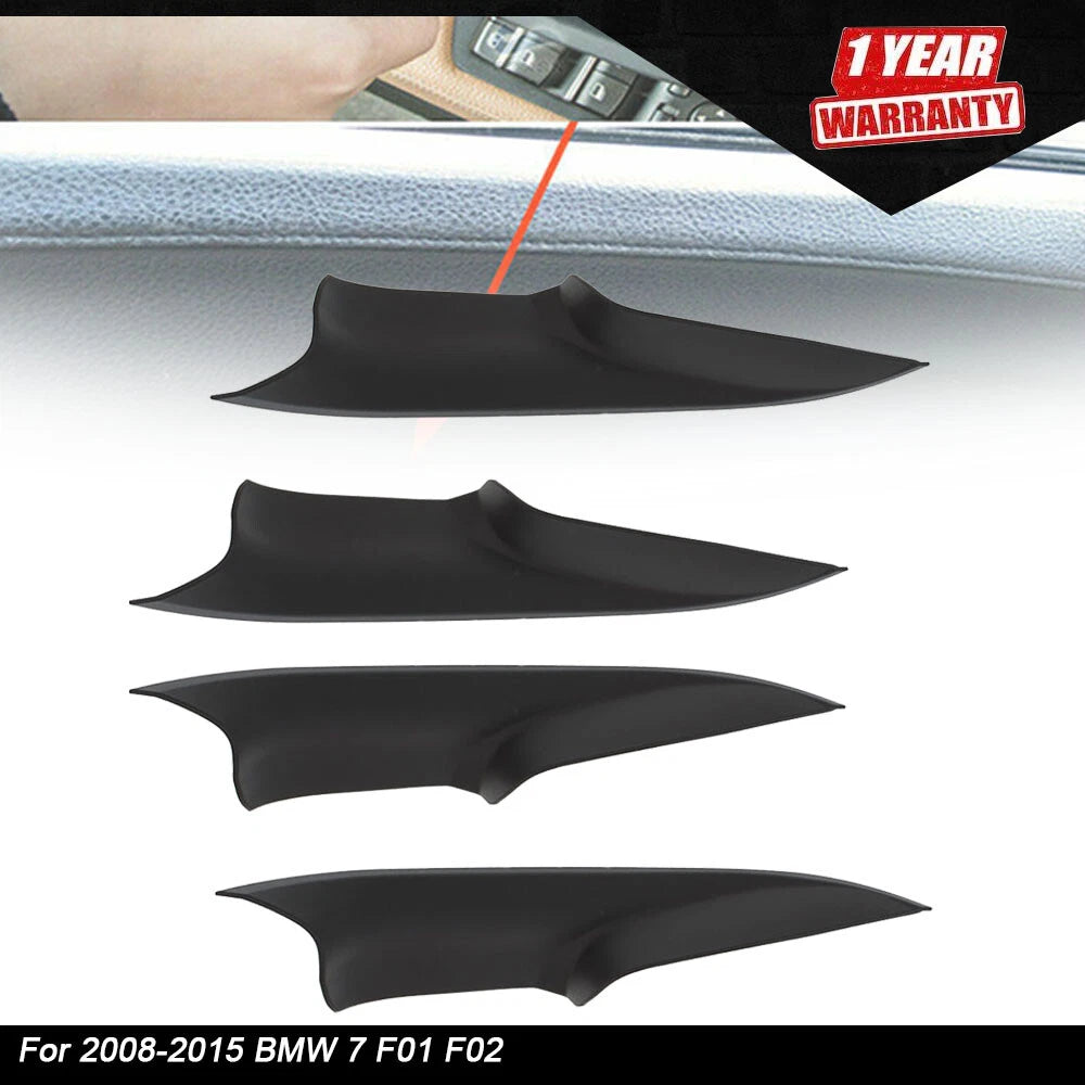 Set of 4 Front Door Inner Handle Pull Covers for BMW 7 Series (2008–2015)