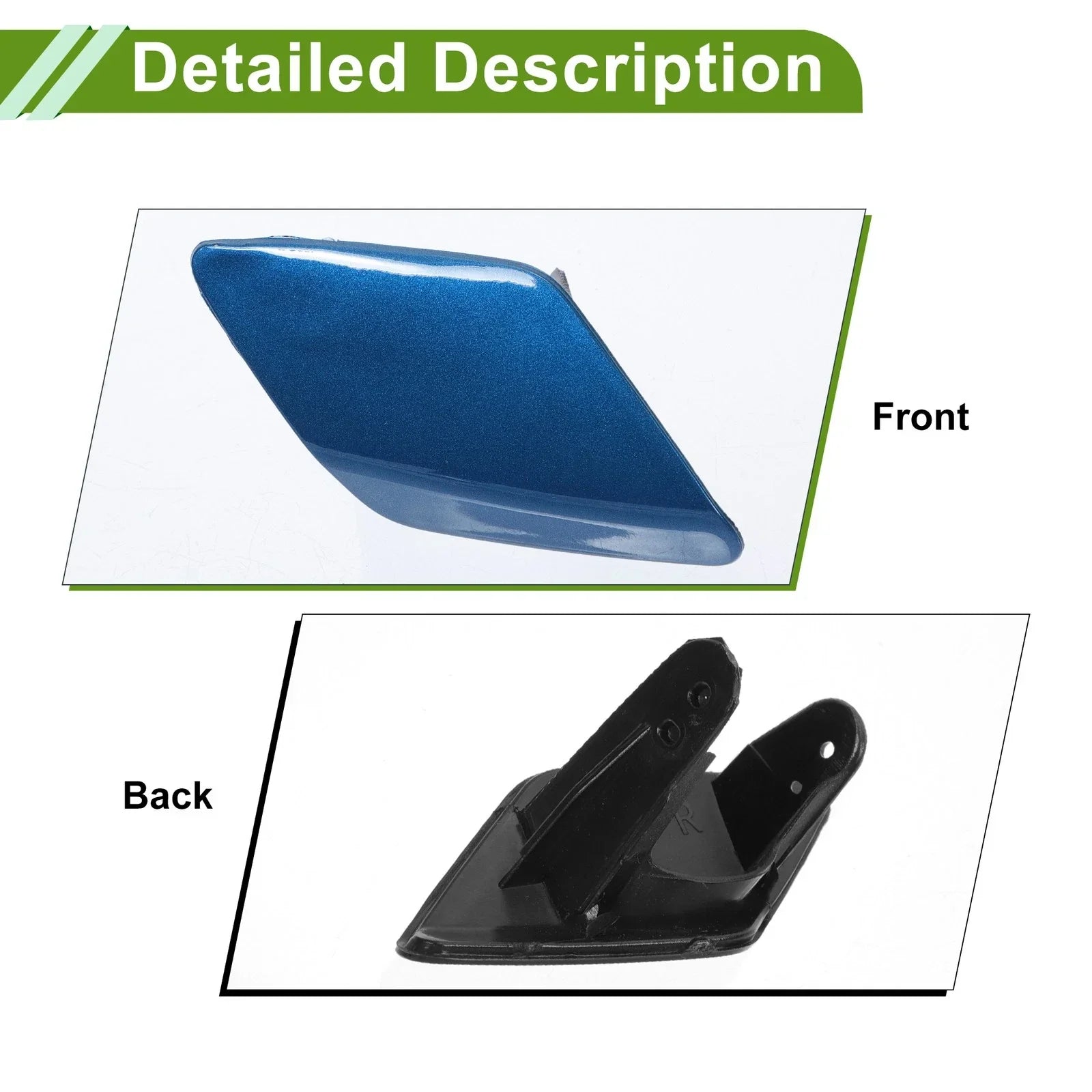 Washer Nozzle Cover Cap for BMW 428i (2014 - 2016) Blue