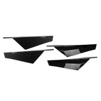 2X Rear Window Spoiler Side Wing Trim for Volkswagen Golf 8 (2020–2021)