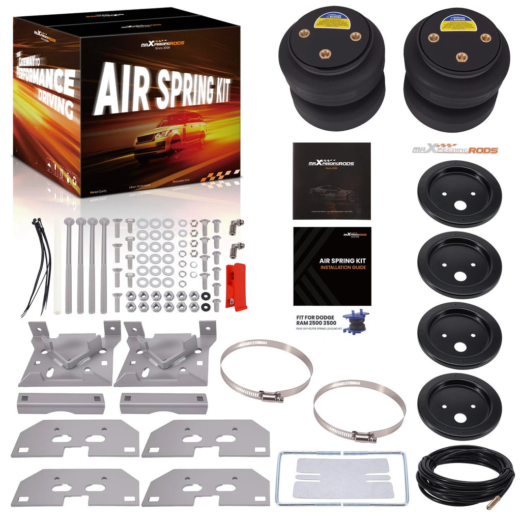Rear Air Suspension Spring Bag Kit for Ram 3500 (2011–2018) 4WD 5000lbs