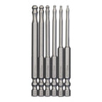 1pc Magnetic Ball End Hex Screwdriver Bit for Metric Hex (100mm)