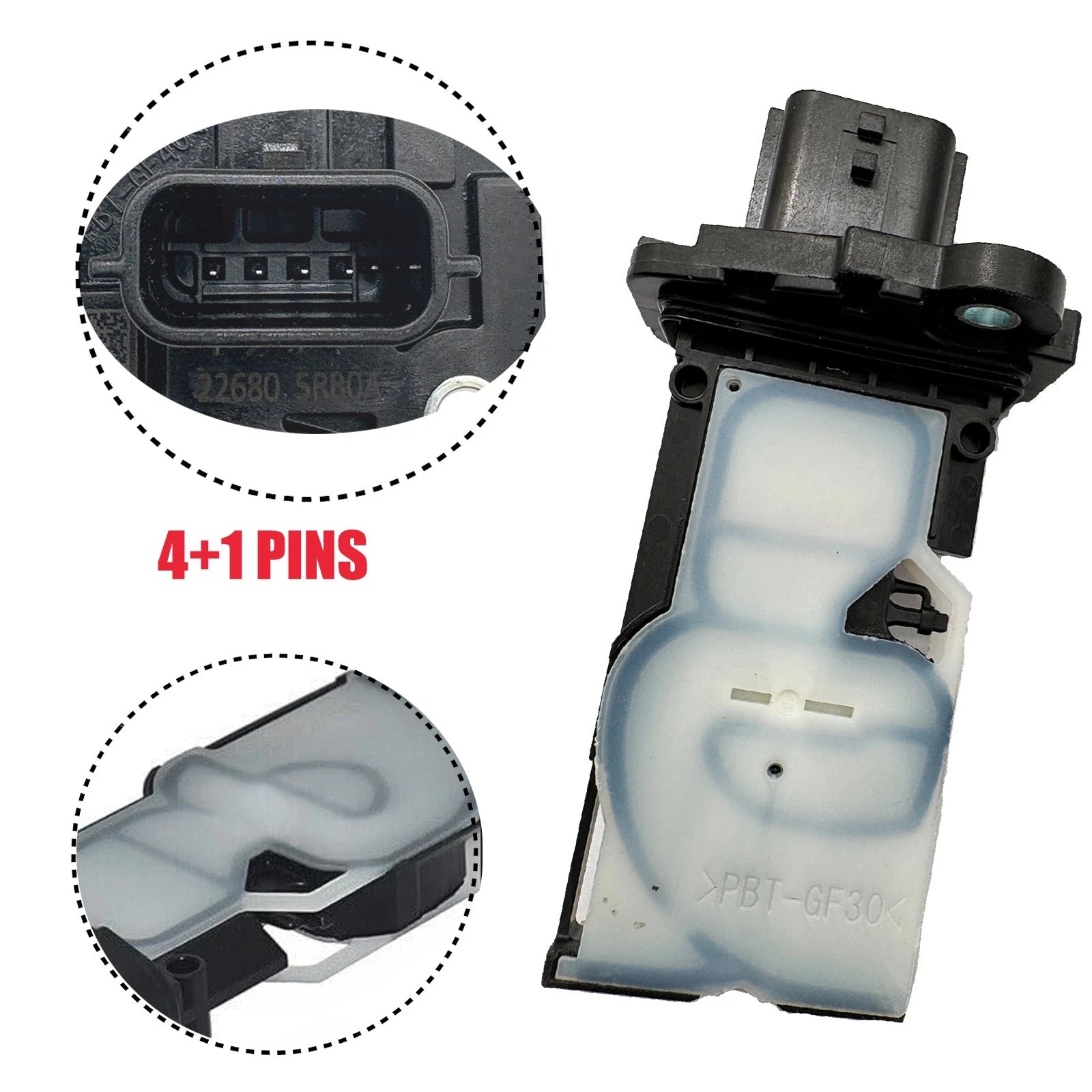 Mass Air Flow MAF Sensor 22680-5RB0A for Nissan Kicks Maxima Versa (2017–2023)