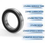 Deep Groove Ball Bearing 65x100x18mm for Scooter Skateboard (6013DDU)