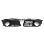 2X Front Bumper Fog Light Lamp Cover w/ Chrome Trim for VW Jetta (2006–2010)