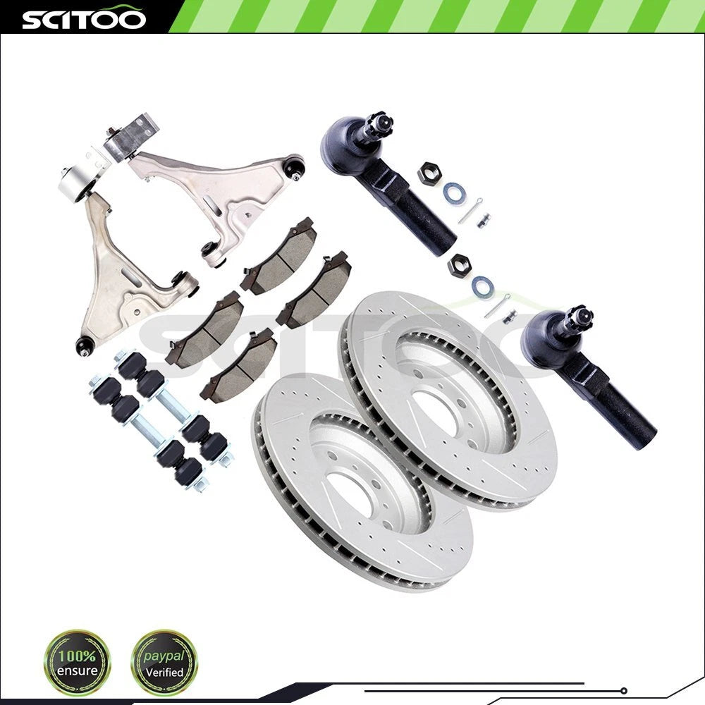 Control Arm Tie Rod End & Brake Rotor Pad for Buick Lucerne (2006–2011)