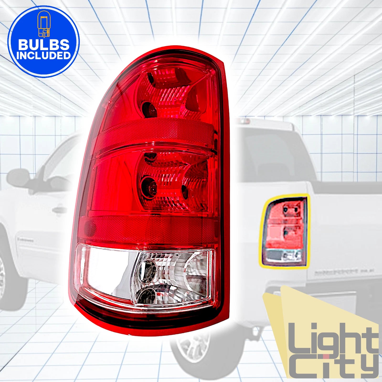 Driver Side Tail Light Assembly LH for GMC Sierra 1500 2500HD (2007–2013)