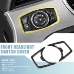 2X Headlight Lamp Switch Trim Cover for Ford Mustang (2015–2020)
