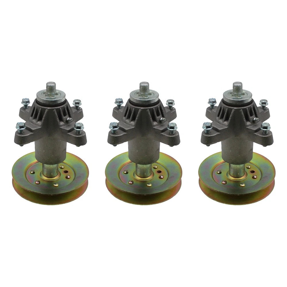 3 Pack Spindle Assembly for MTD 918-04608A (918-0671D, 918-0671B, 918-0671A)