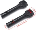 8" Black Risers 1.25" Handlebar Top Clamps for Harley Road King Dyna
