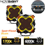2X 6" LED Work Lights for Off Road Vehicles (Universal)