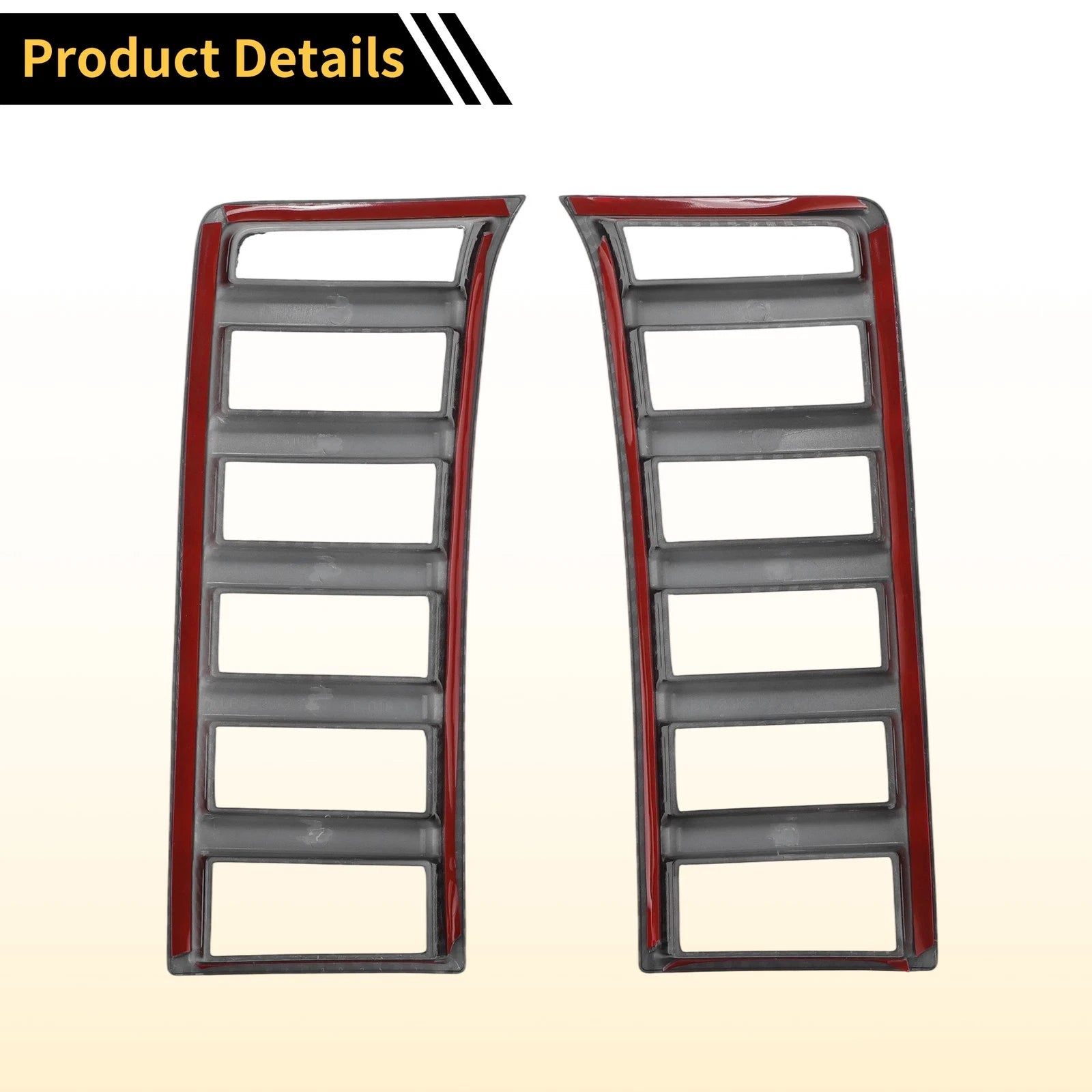 Fog Light Cover Trim Set for Toyota Tundra (2022–2025) Carbon Fiber Black
