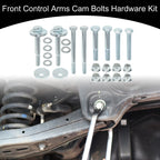 Set of 4 Front Control Arms Cam Bolts Hardware Kit for Dodge Ram 1500 (2002–2008)