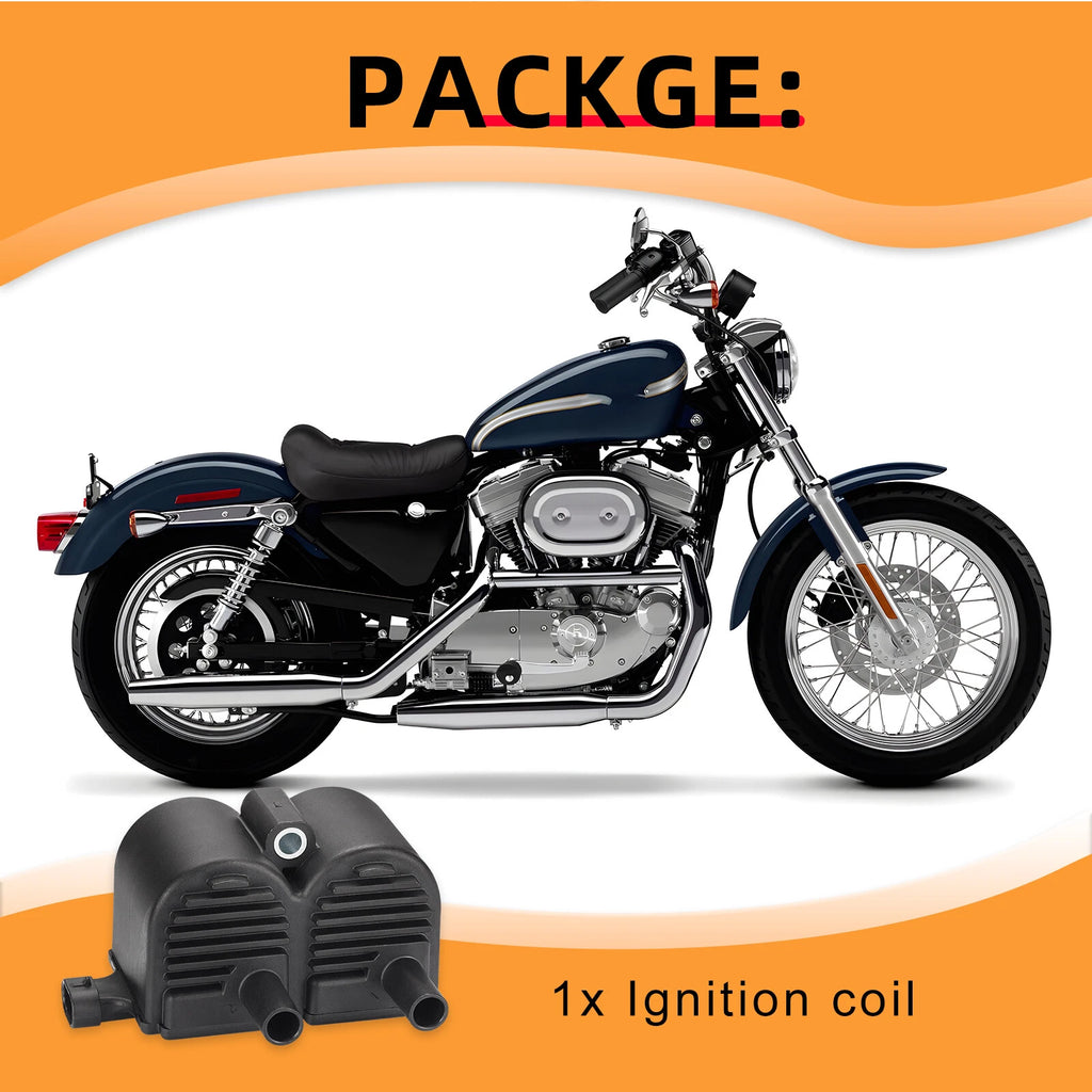 Dual-Fire Ignition Coil for Harley Davidson Sportster 883 1200 (1998-2003)