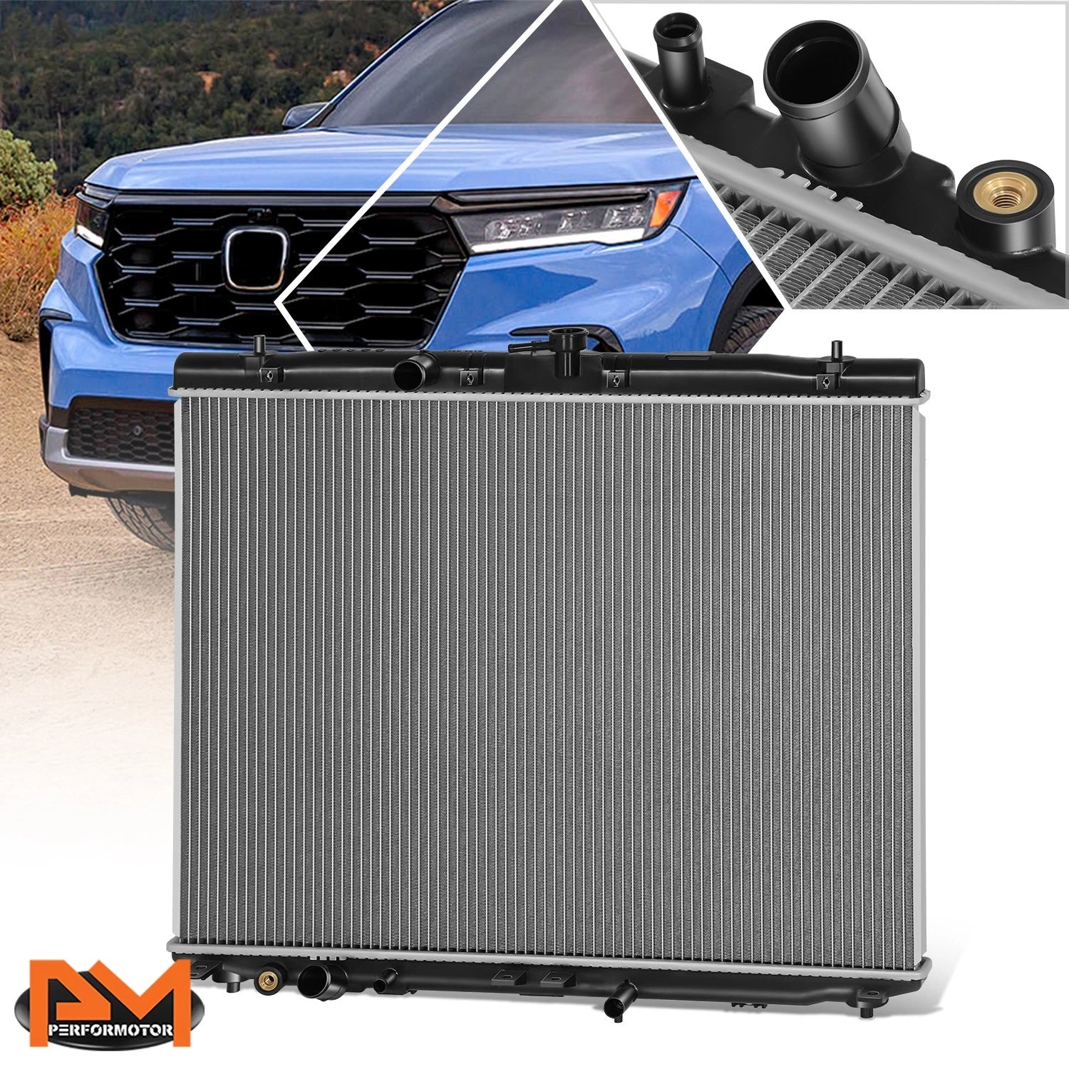Aluminum Core Cooling Radiator for Honda Pilot (2023–2025) DPI-13947