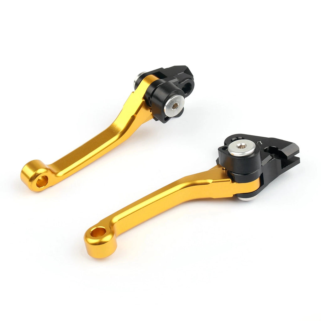 Pair CNC Brake Clutch Levers for Suzuki RMZ250 (2005–2006) Gold