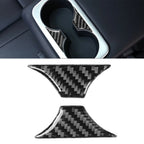 Rear Armrest Water Cup Holder Panel Cover Trim for Kia Stinger (2018–2023)