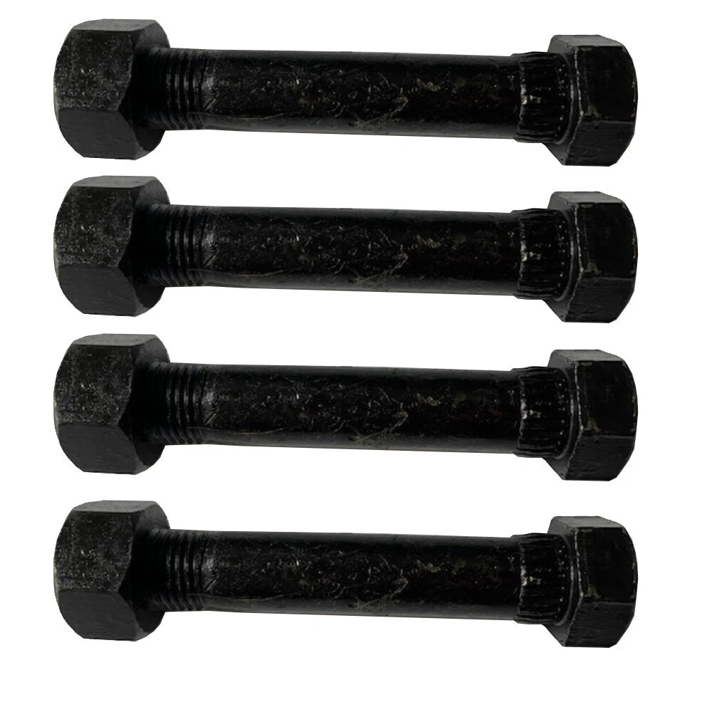 Set of 4 Trailer Spring Shackle Bolt & Nut 9/16" X 3" for